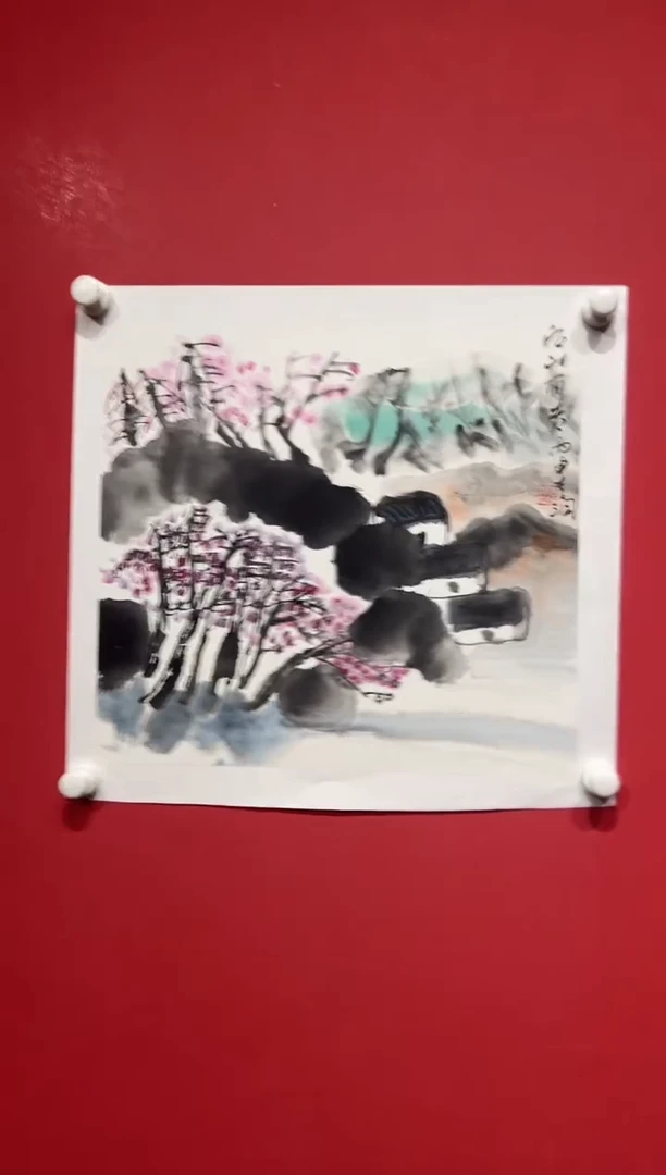 国画李纲-2平尺-国画作品