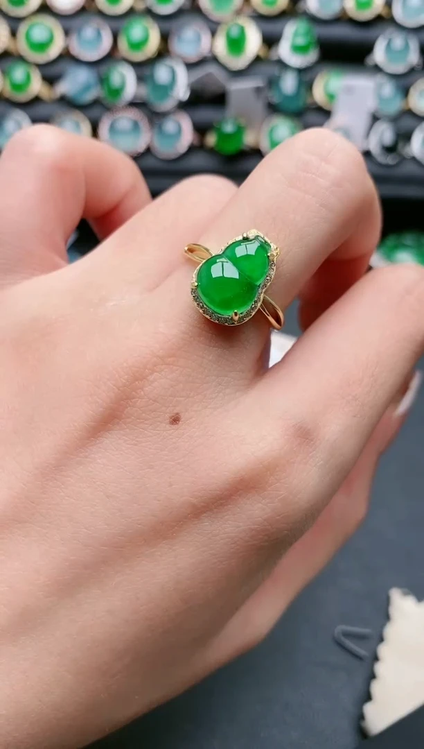 【闪购商品】翡翠戒指银S925镶嵌1111111