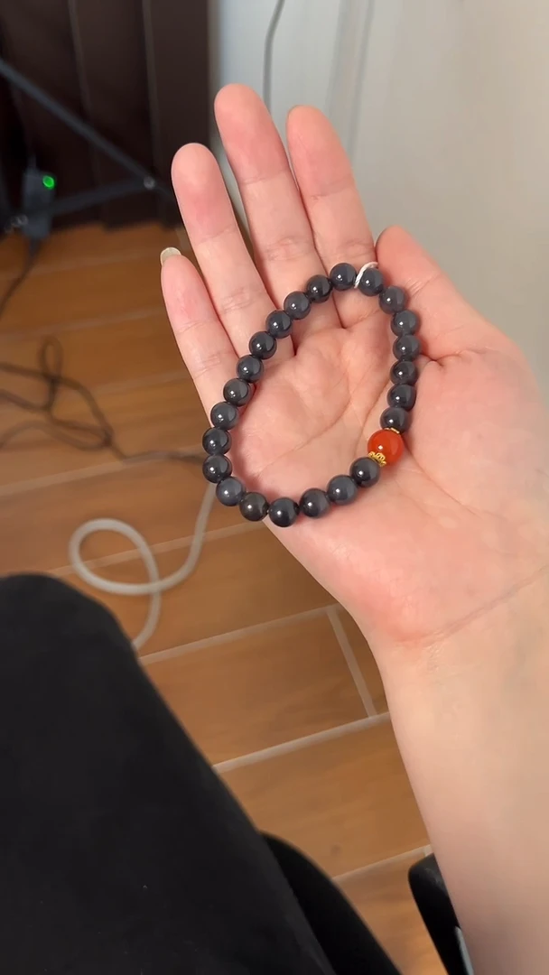 未镶嵌手串和田玉烟紫单圈