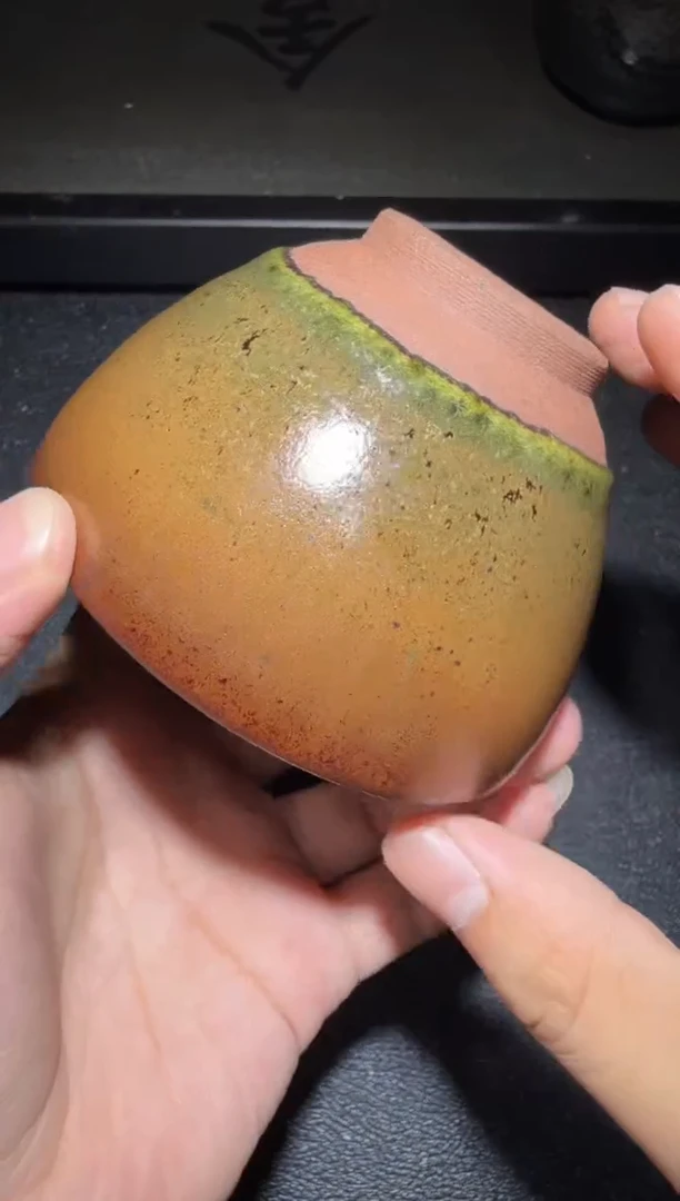 茶盏严柳忠龙窑柴烧79