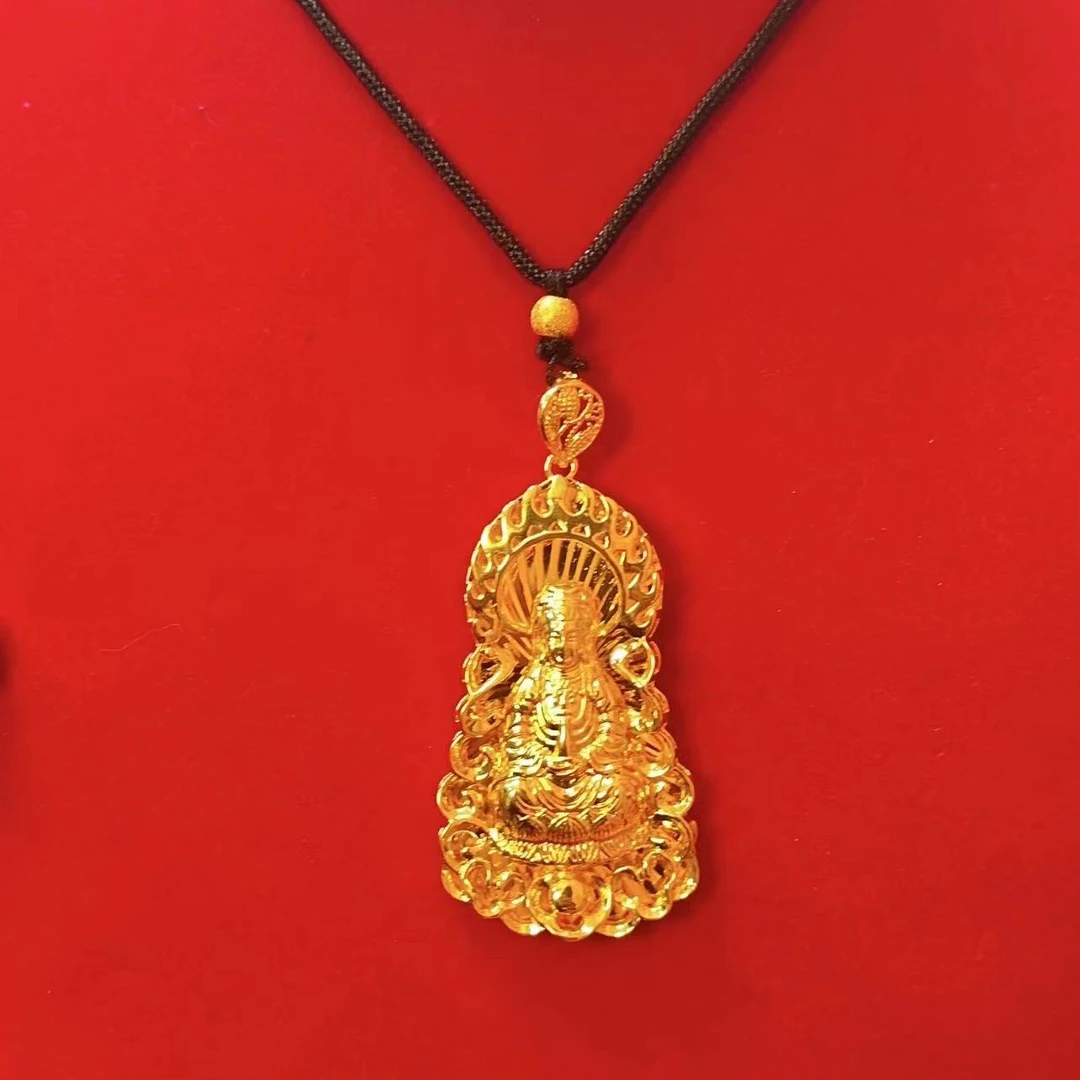 合金吊坠  2024爆款【观音吊坠】不掉色不褪色手工精美时尚大气