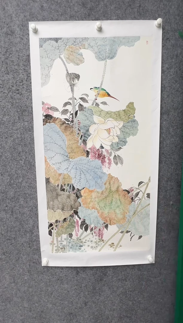 国画邹训精-8平尺-国画-yz