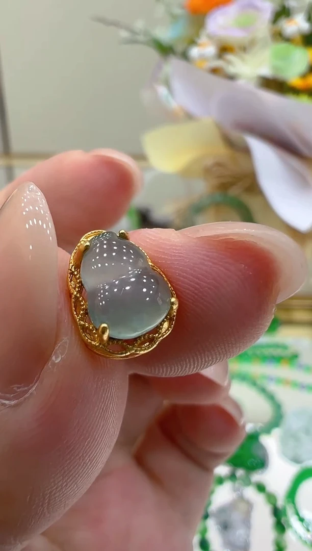 翡翠银S925镶嵌吊坠(不含链)多样性团购发一件