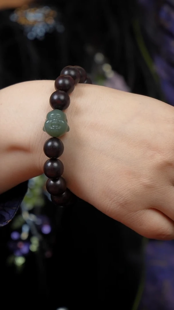 未镶嵌和田玉挂件手串（多样性发货）