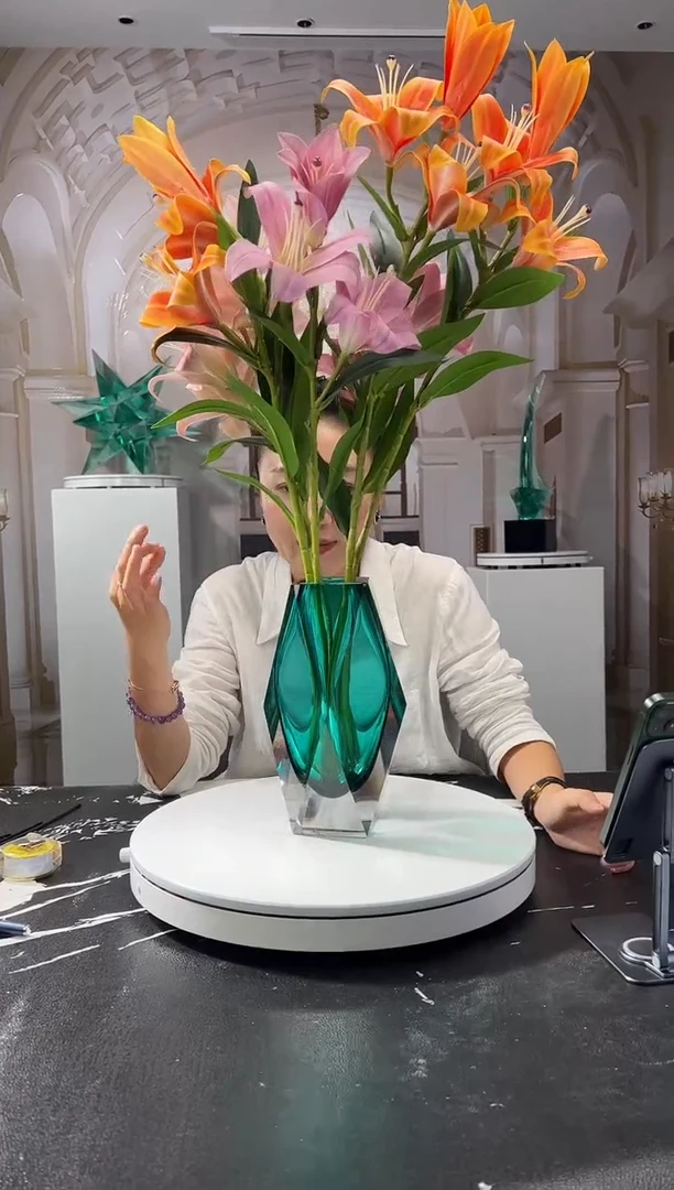 茶宠巴比特美学 蓝色小花插