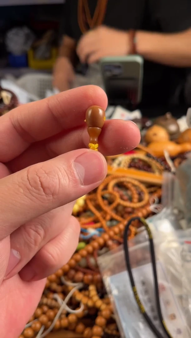 手串菩提根/象牙果事**违王胖子文玩工作室菩提根三通定向