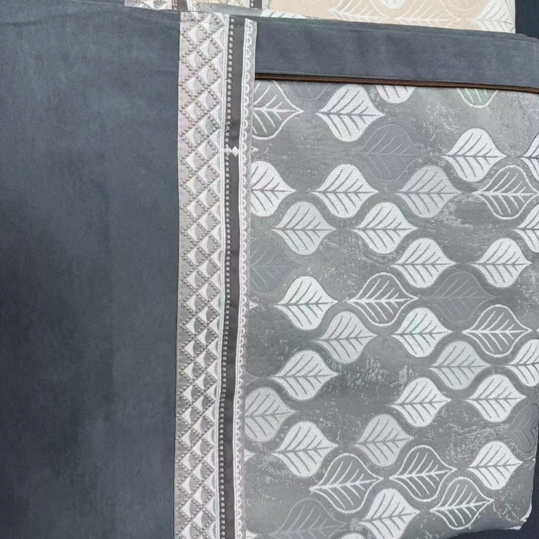 【卢先生金枝玉叶】高端简约刺绣防滑羊绒雪尼尔四季通用沙发垫