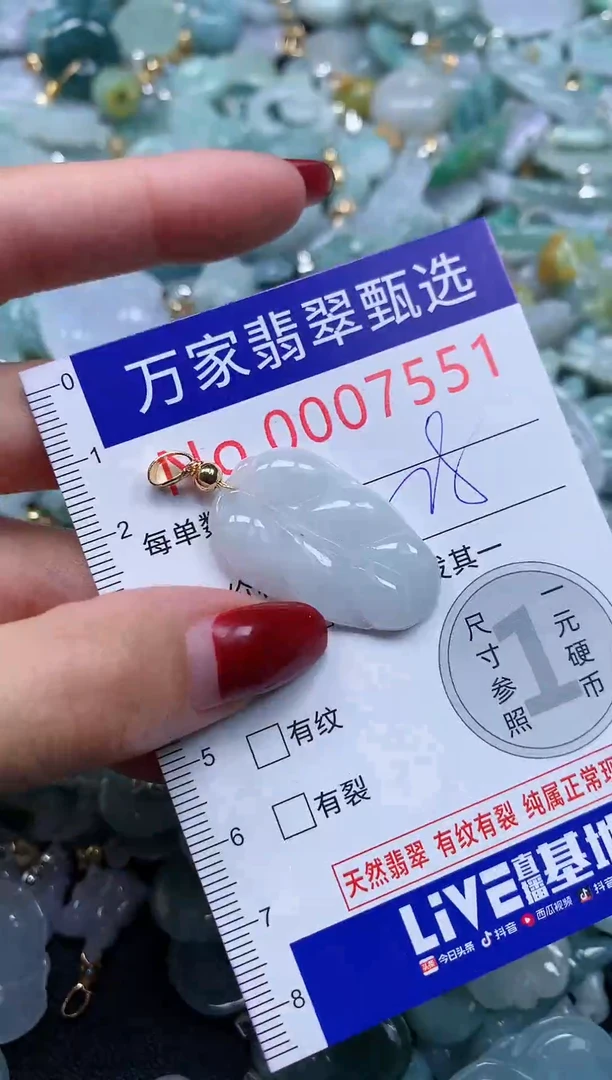颈饰未镶嵌翡翠7551