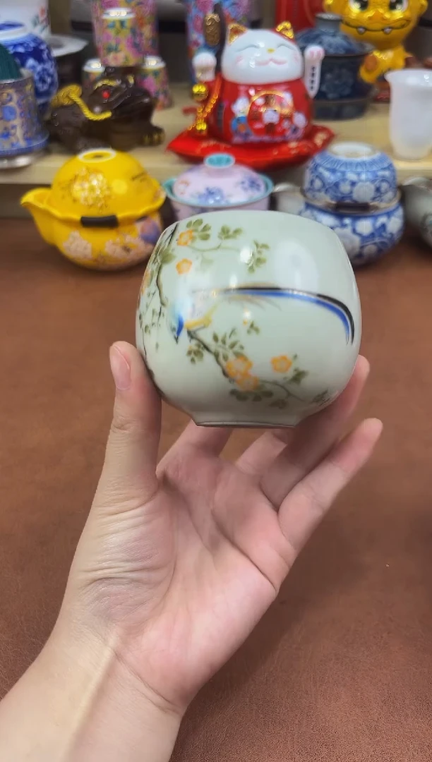 陶瓷茶具摆件旅行套组