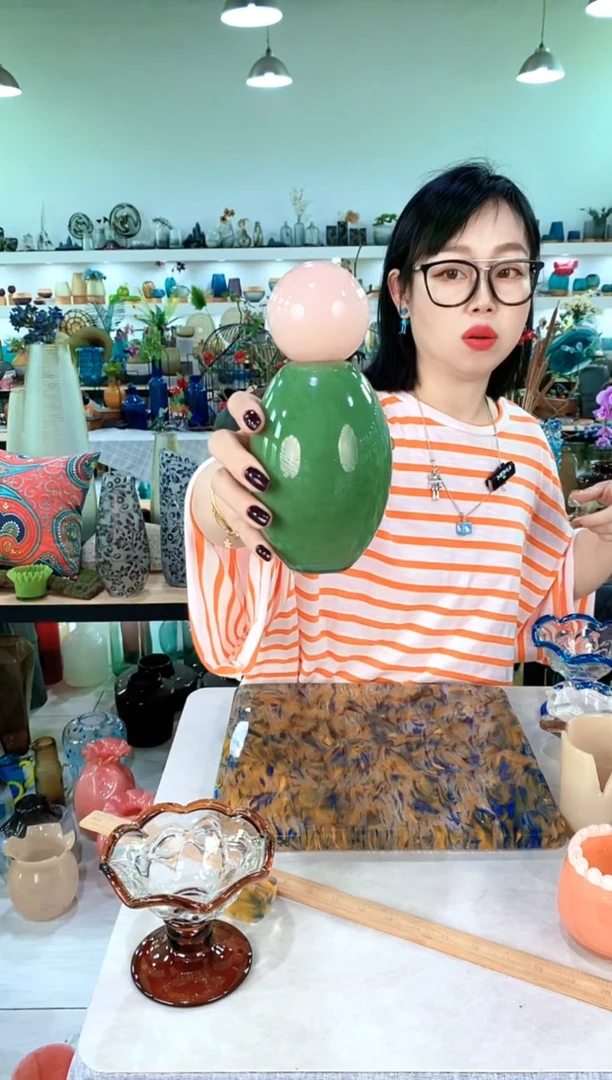 无****.慕忆家手作琉璃花瓶