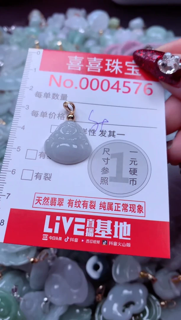 颈饰未镶嵌翡翠4576
