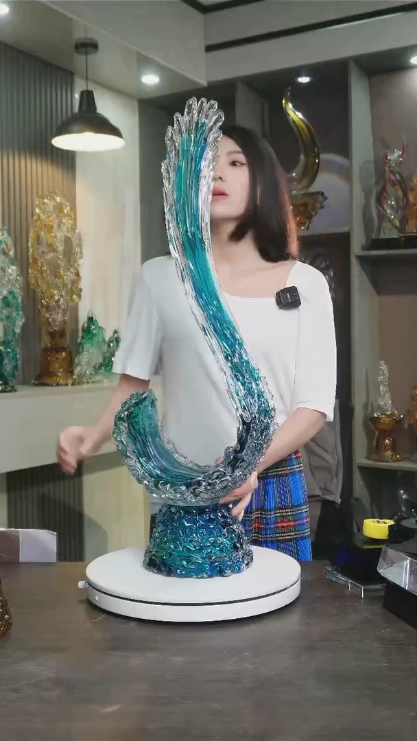 琉璃蓝绿色风生水起