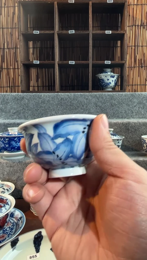 【闪购商品】846天禄言瓷手绘茶器天花板