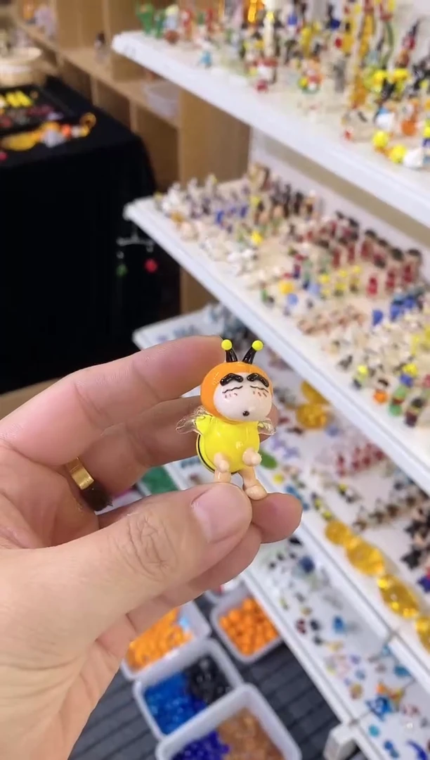琉璃手工艺品蜜蜂小新