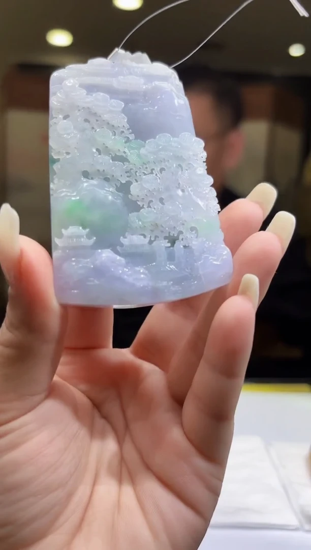 未镶嵌定制翡翠17/1121/C/山水