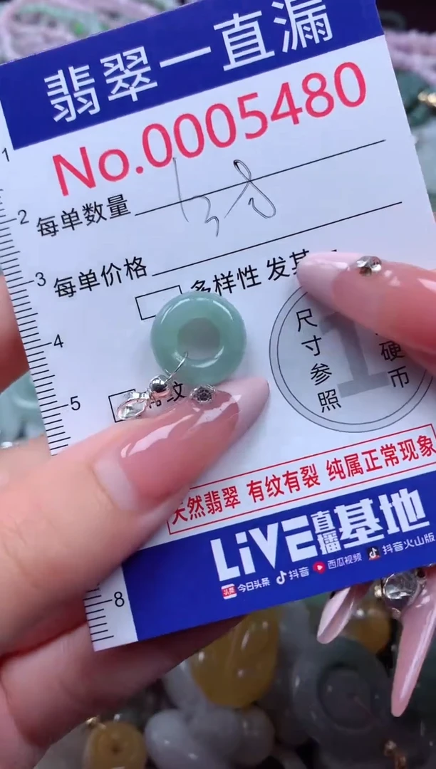 翡翠未镶嵌吊坠(不含链)5480