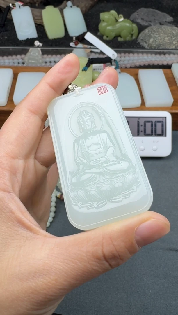 颈饰未镶嵌和田玉衬*2