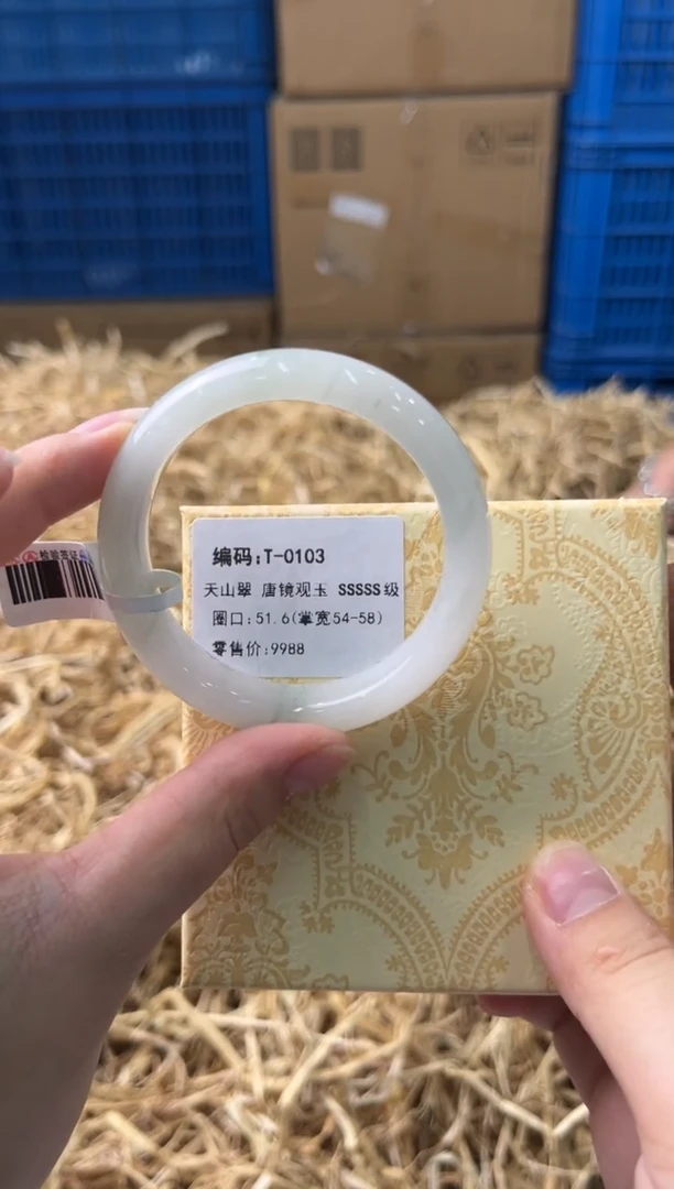 未镶嵌手镯石英质玉T-0103