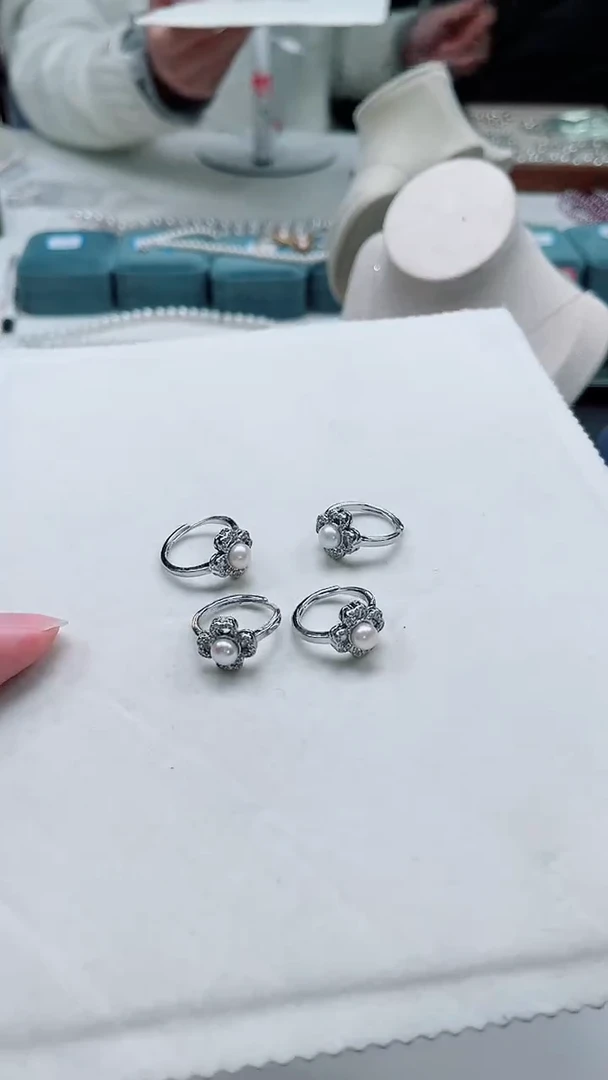 合金其他淡水珍珠多样性发一syc戒指