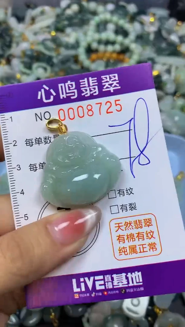 【闪购商品】翡翠颈饰未镶嵌闪购008725
