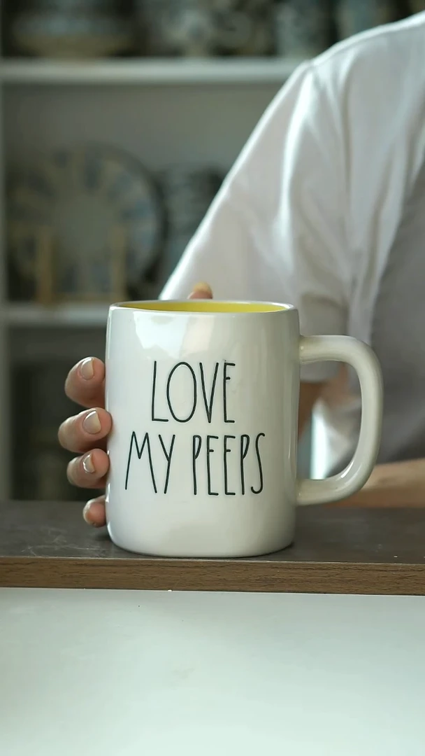 微瑕出美LOVE MY PEEPS马克杯660ml@4-2@