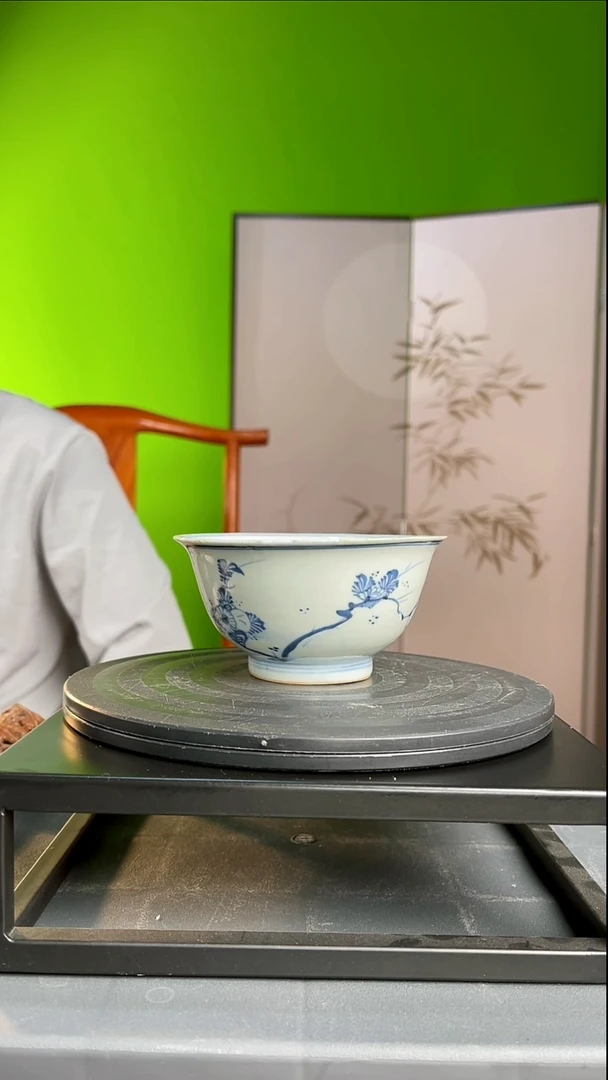 茶器宥*青花梅花小碗