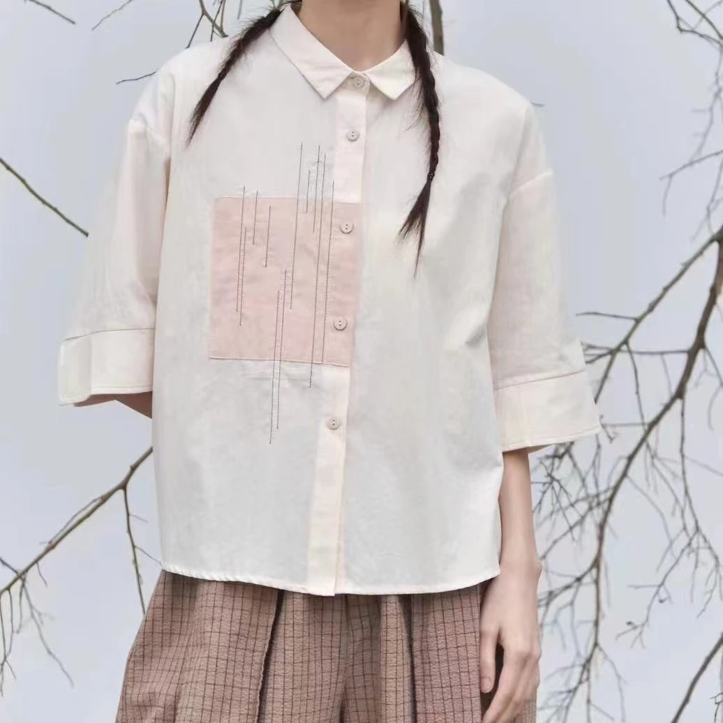 【小美专属时尚休闲百搭夏季复古国风】2025春夏新款大码女装-现货