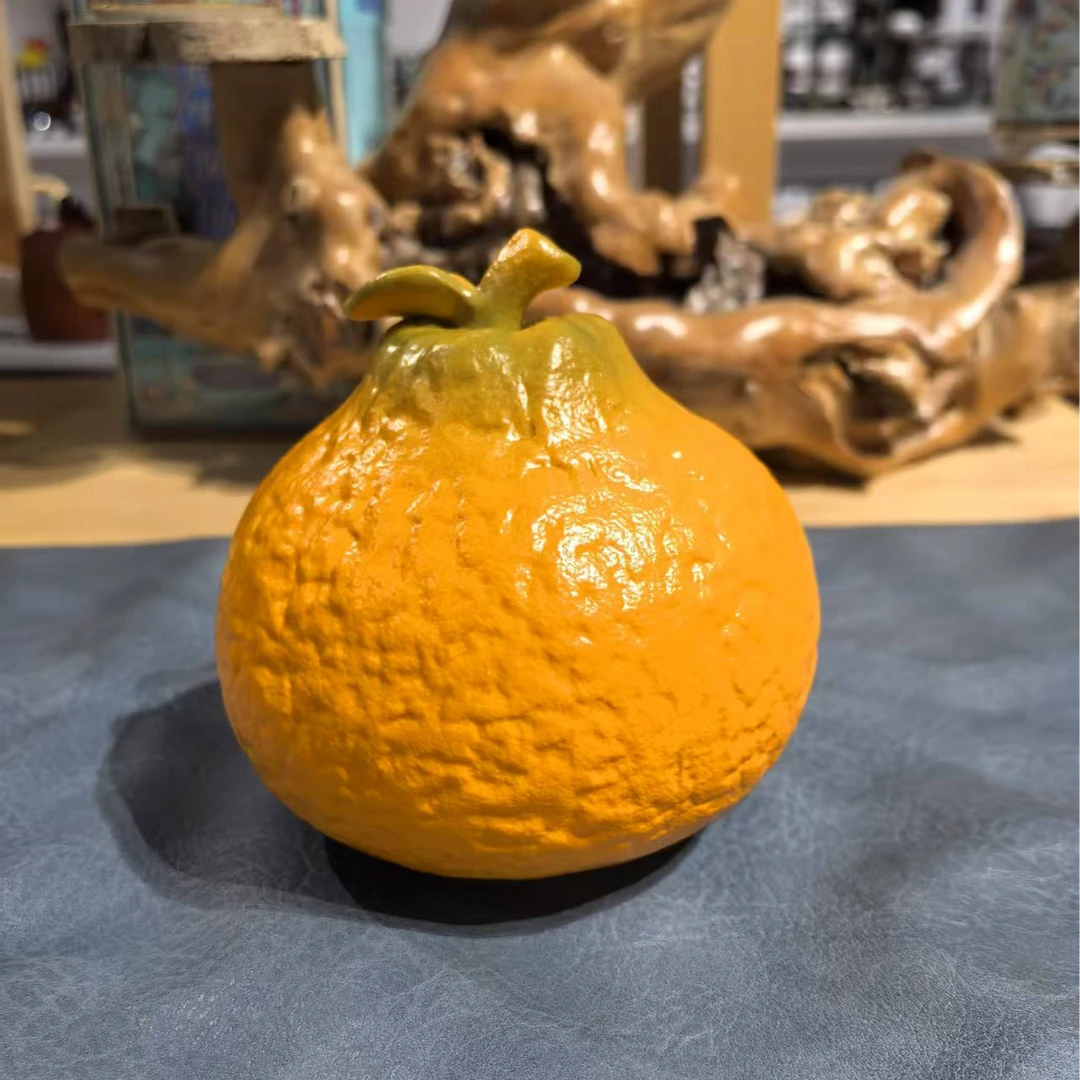 A5柑橘烟灰缸茶桌摆件Y5809