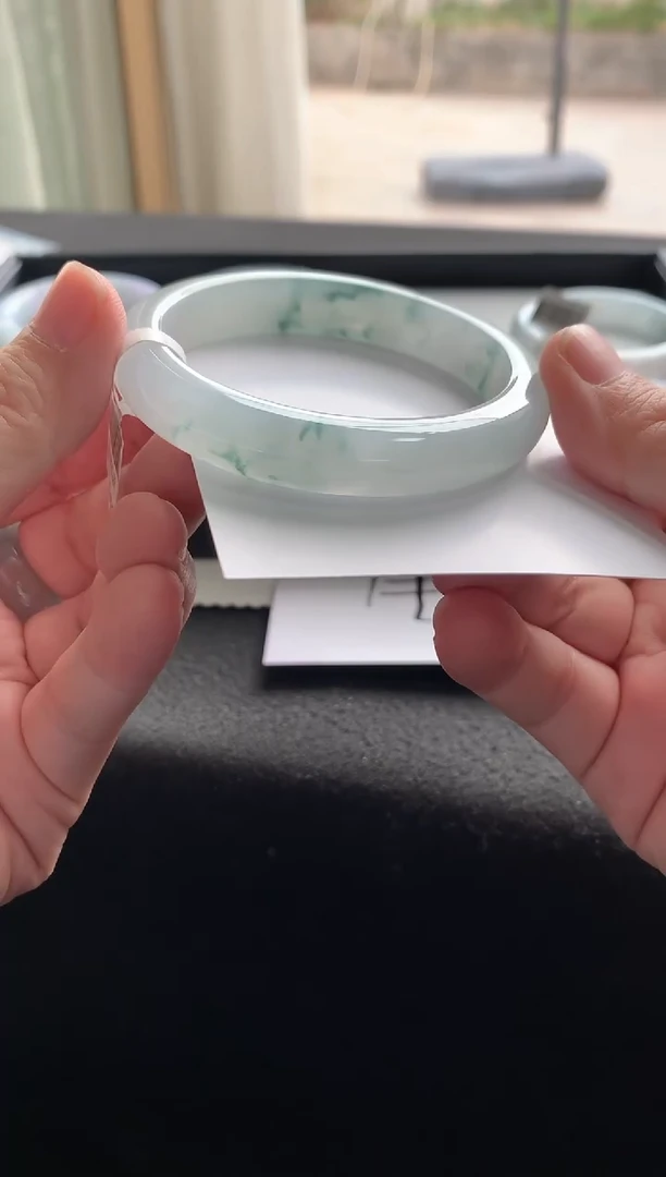 未镶嵌手镯翡翠57正圈Y4488买断