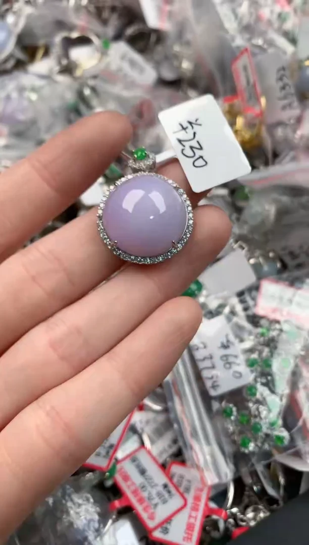 银S925镶嵌戒指翡翠999    5