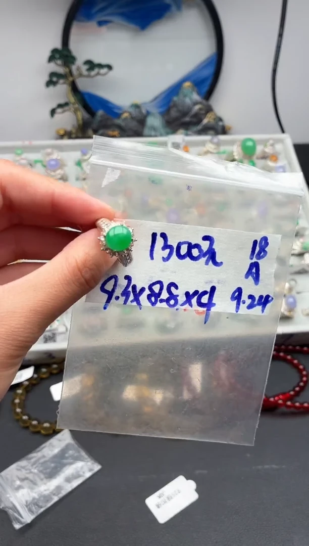 未镶嵌定制翡翠毛货需精细抛光+发货拍一发一