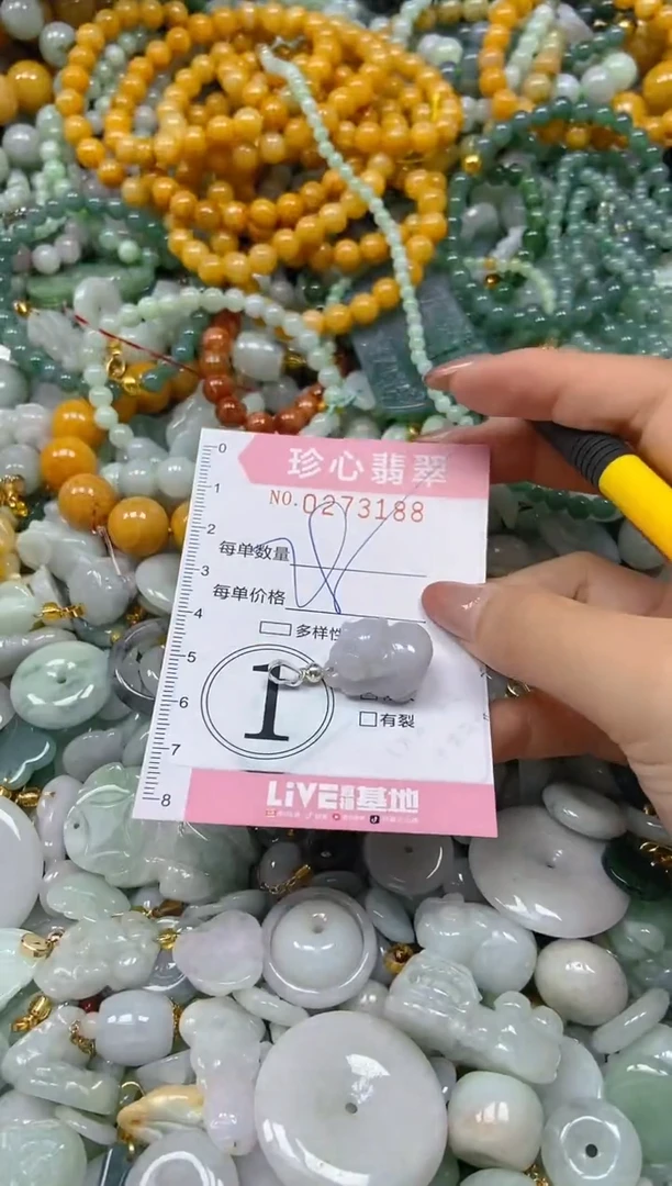 翡翠未镶嵌颈饰闪购0273188