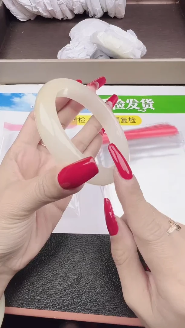未镶嵌手镯石英质玉圈口59 60