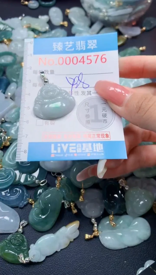 翡翠未镶嵌吊坠(不含链)4576