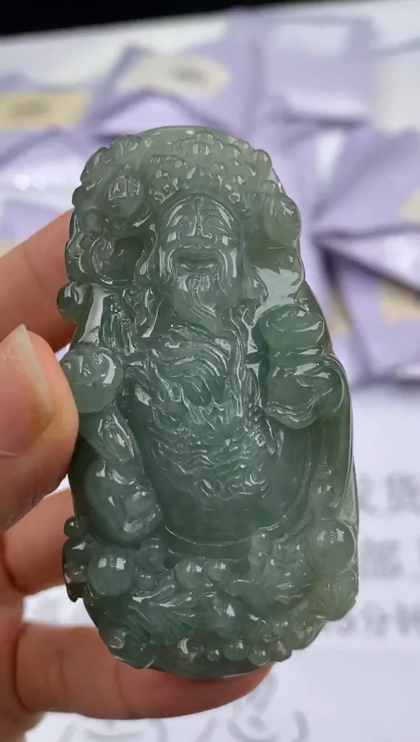 未镶嵌挂件翡翠307724     多人