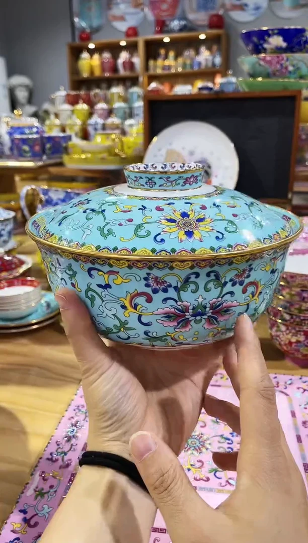瓷片景德镇珐琅彩
