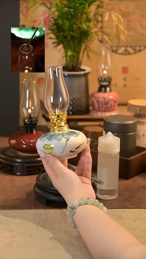 陶瓷景德镇陶瓷香薰灯摆件