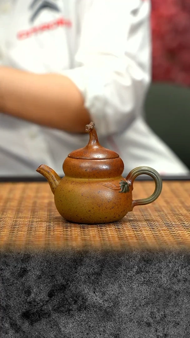 茶壶紫砂宜兴紫砂紫砂雕塑  葫芦