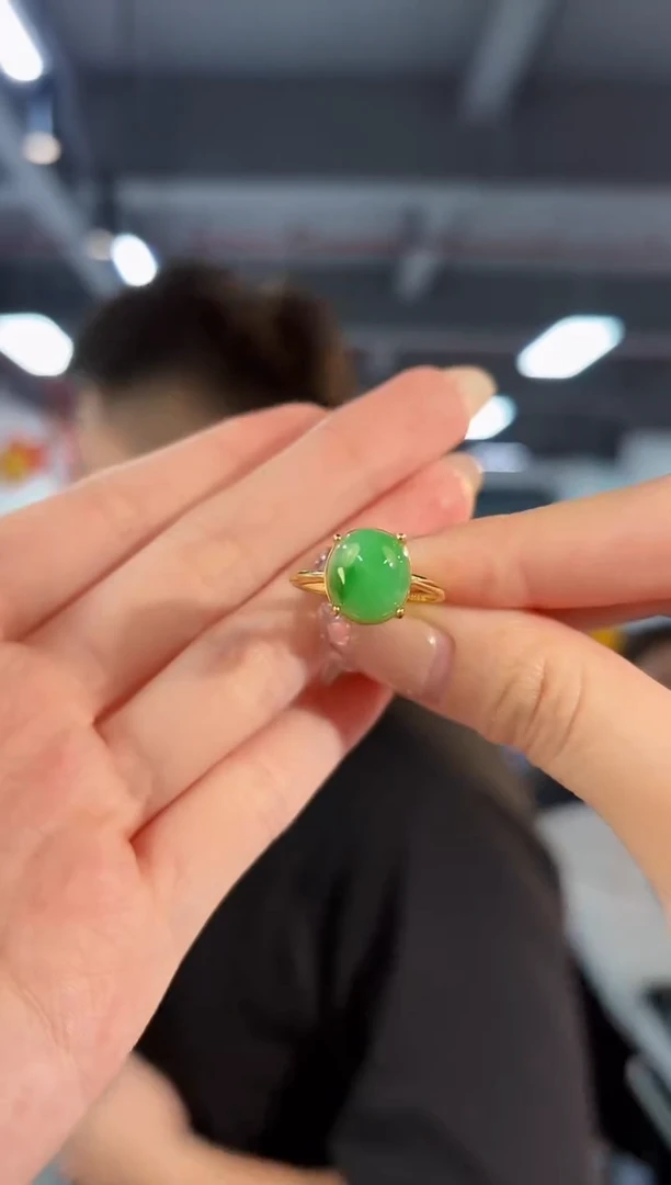 【闪购商品】翡翠戒指未镶嵌缅料A货/支持复检/一件
