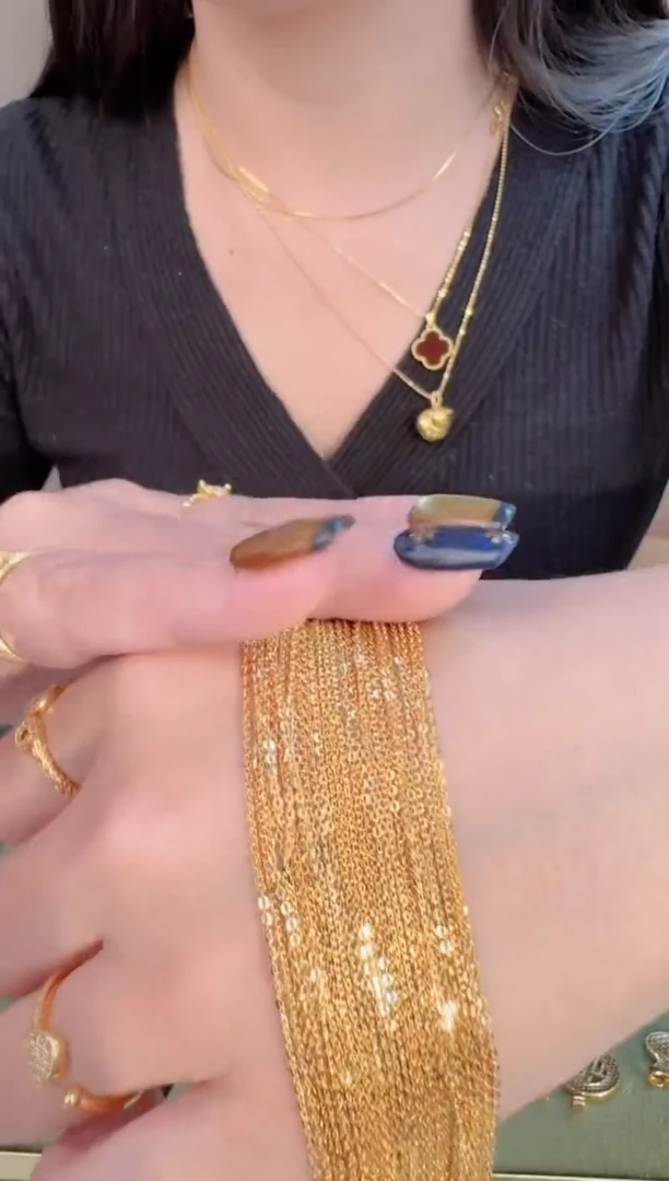 福利45cm固定闪o链1.08g（多样性发货）