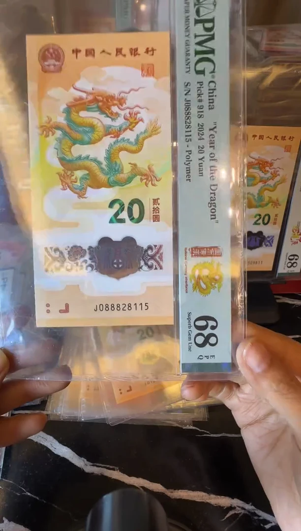 塑料2024 龙钞 单张 088828115