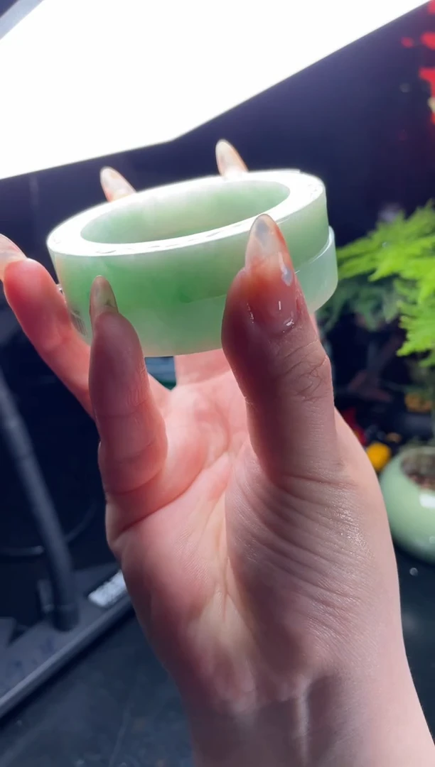 未镶嵌手镯定制翡翠正圈WJFC-SZ09-DZS