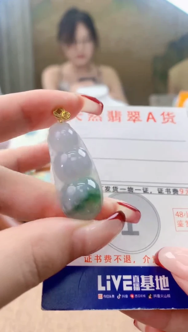 颈饰未镶嵌翡翠天然A货翡翠挂件