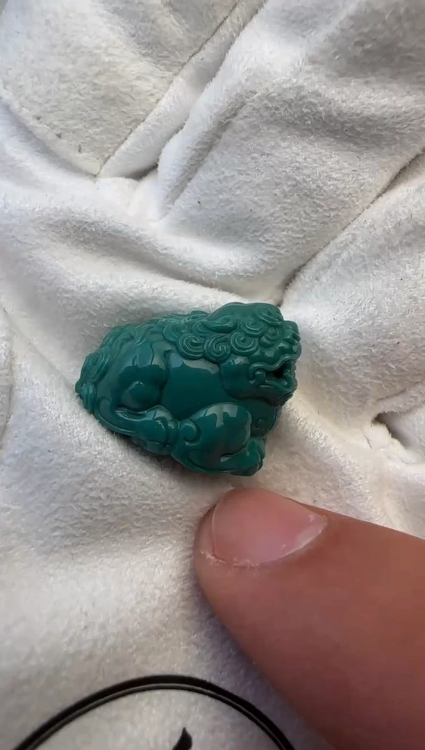 未镶嵌绿松石挂件松石摆件