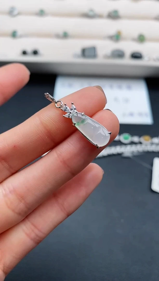 银S925镶嵌戒指翡翠7777777+10