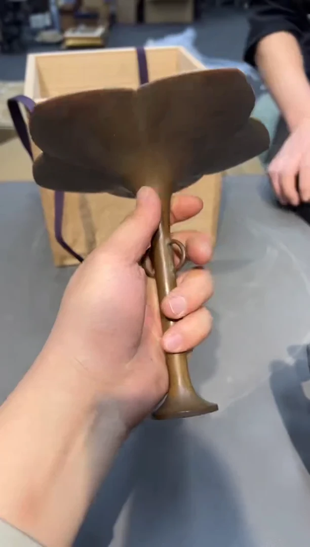 铜啜**茶工艺品小四孤品收藏