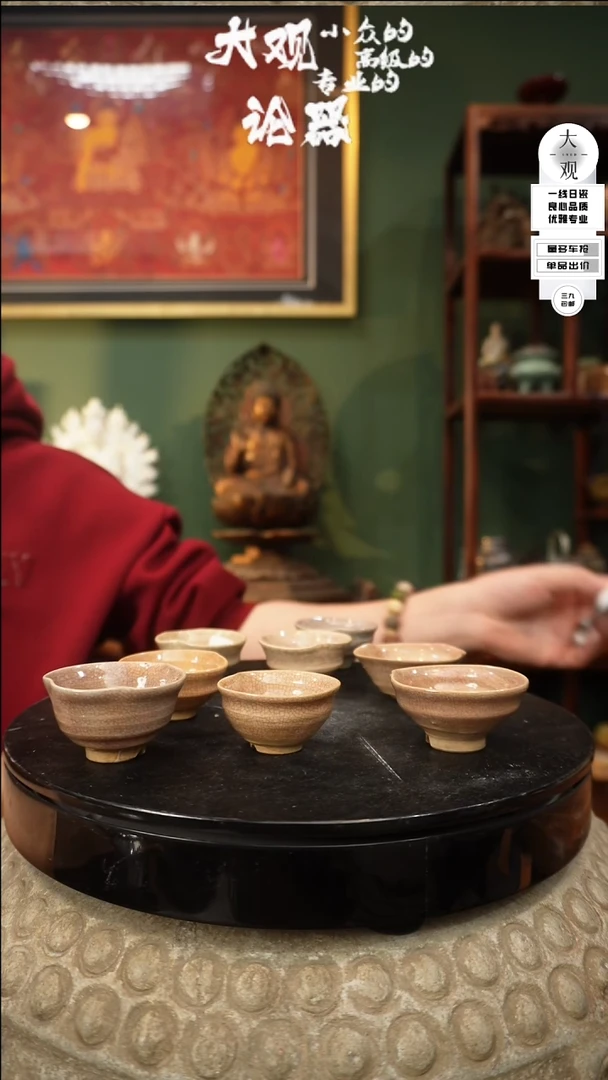 【闪购商品】瓷片大观论器八只