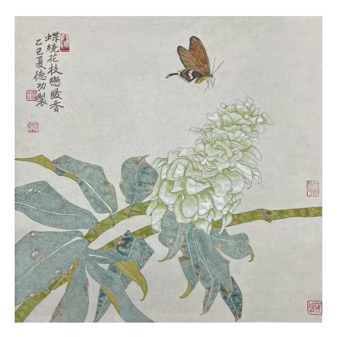 德功老师花鸟国画作品