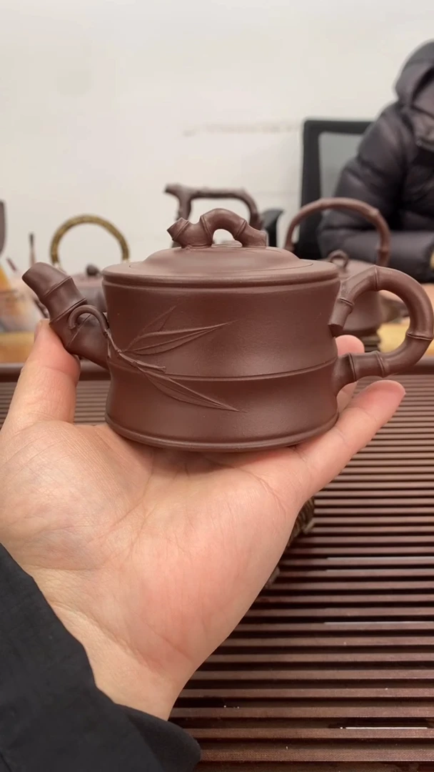 茶壶紫砂福利200毫升竹段
