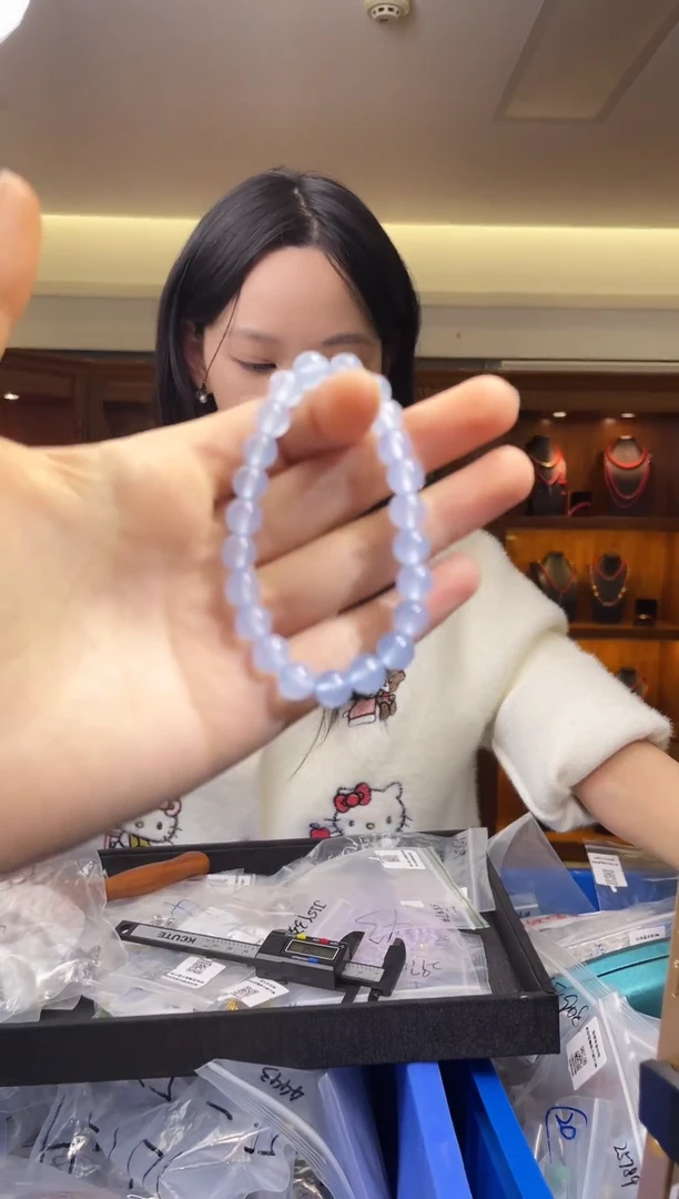 未镶嵌手串海蓝宝石（多样性发一件）